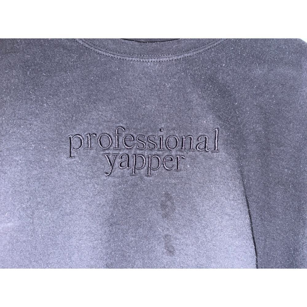 "Professional Yapper" Crewneck Sweater 2XL - Picture 4 of 4